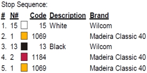 color code color code
