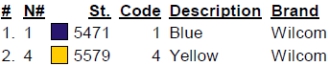 color code color code