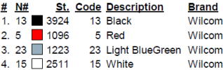 color code color code