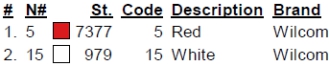 color code color code