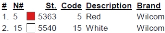 color code color code