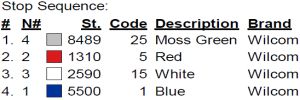 color code color code