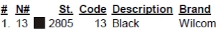 color code color code