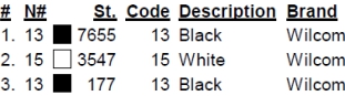 color code color code