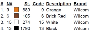 color code color code