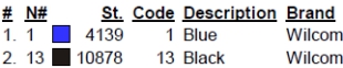 color code color code