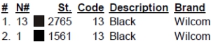 color code color code