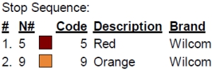 color code color code