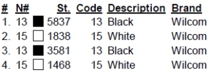 color code color code