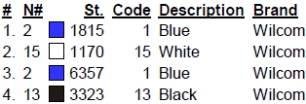 color code color code