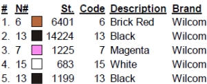 color code color code
