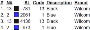 color code color code