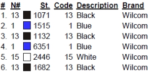 color code color code