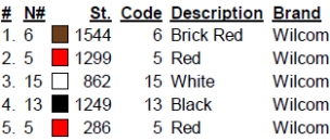 color code color code
