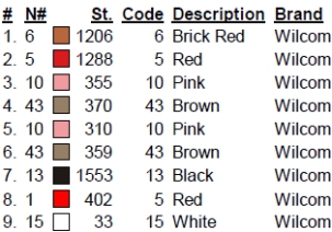color code color code