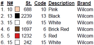 color code color code