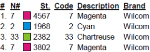 color code color code