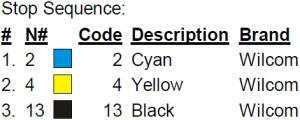 color code color code