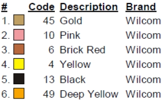color code color code