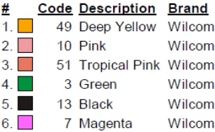 color code color code