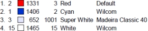 color code 