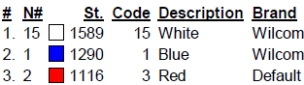 color code color code
