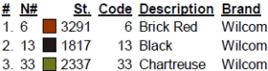 color code color code