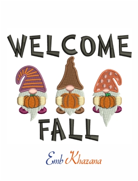 Welcome fall machine embr