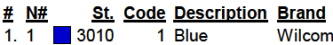 color code color code